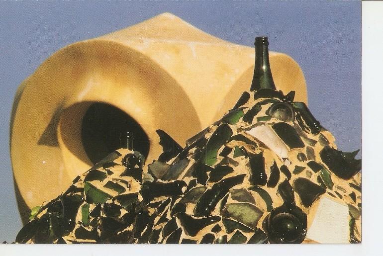 Postal 049845 : Gaudi. Barcelona. Casa Mila (La Pedrera). Detal duna xemeneia