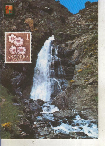 Postal 013843: Cascada de Canillo, Adorra