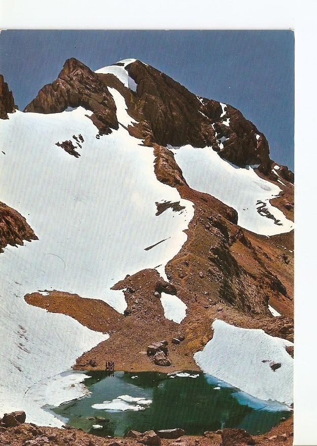 Postal 041522 : Parque Nacionald de Ordesa. Monte Perdido Glaciar y Logo Helado