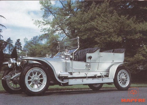 Postal 60458. Rolls Roice plata. Publicitaria Mapfre