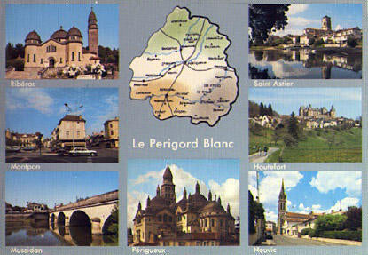 POSTAL 56124: Le Perigord Blanc Paysages Dordogne-Perigord