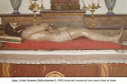 POSTAL 18481: Cristo yacente. Convento de Santa Isabel la Real de Toledo