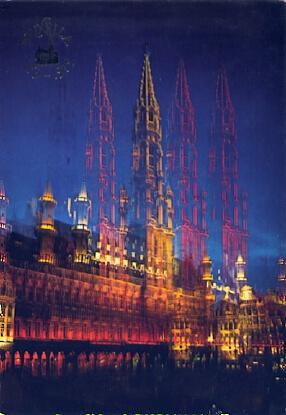 POSTAL 57720: Bruxelles Grand Place Hotel de Ville