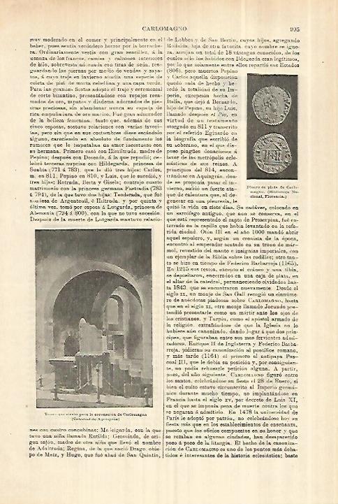 LAMINA ESPASA 28347: Trono de Carlomagno