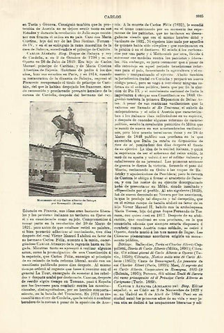 LAMINA ESPASA 28362: Monumento a Carlos Alberto de Saboya en Roma