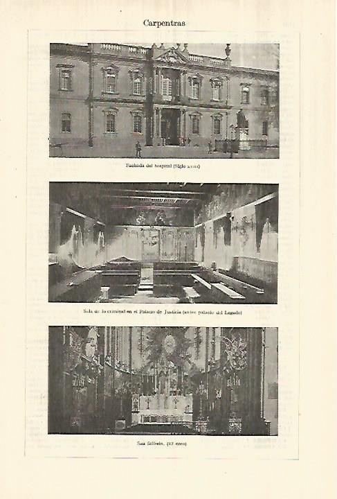 LAMINA ESPASA 28399: Hospital de Carpentras Francia