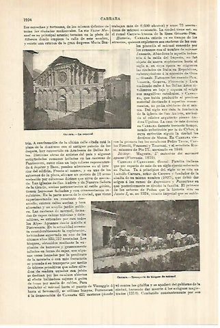 LAMINA ESPASA 28405: Catedral de Carrara