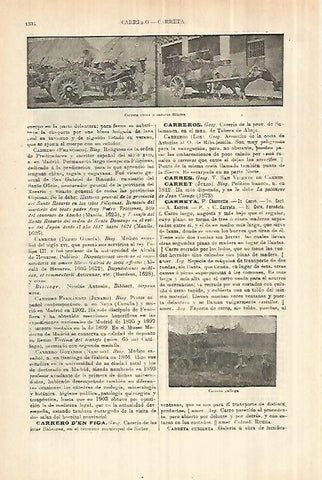 LAMINA ESPASA 28410: Carreta de China y de Filipinas