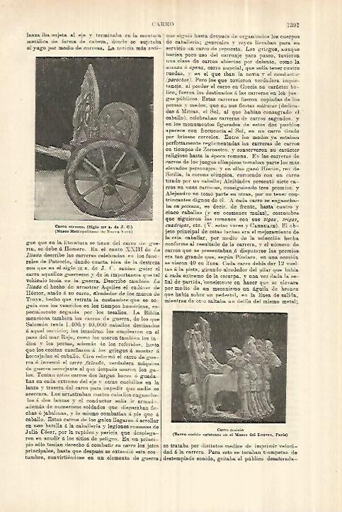 LAMINA ESPASA 28417: Carro etrusco