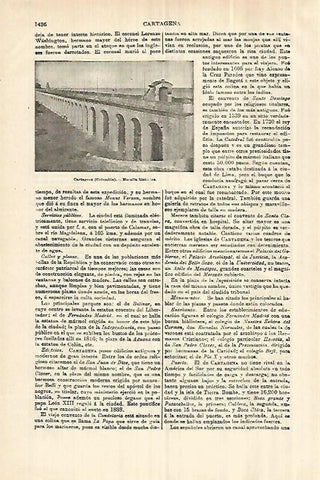 LAMINA ESPASA 28427: Muralla de Cartagena