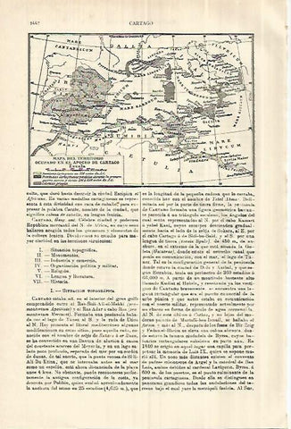 LAMINA ESPASA 28431: Mapa del apogeo de Cartago