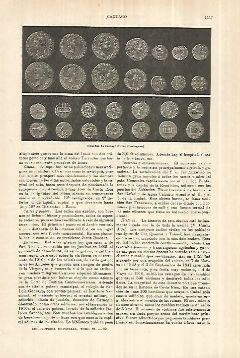 LAMINA ESPASA 28437: Monedas de Cartago Nova