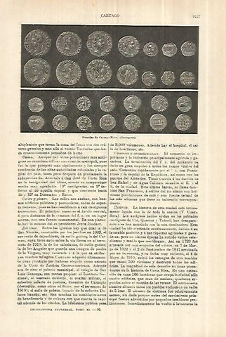LAMINA ESPASA 28437: Monedas de Cartago Nova