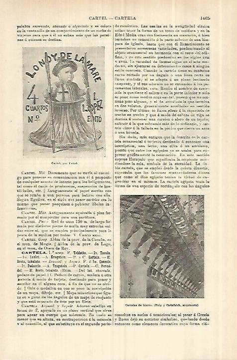 LAMINA ESPASA 28440: Cartel por Padro