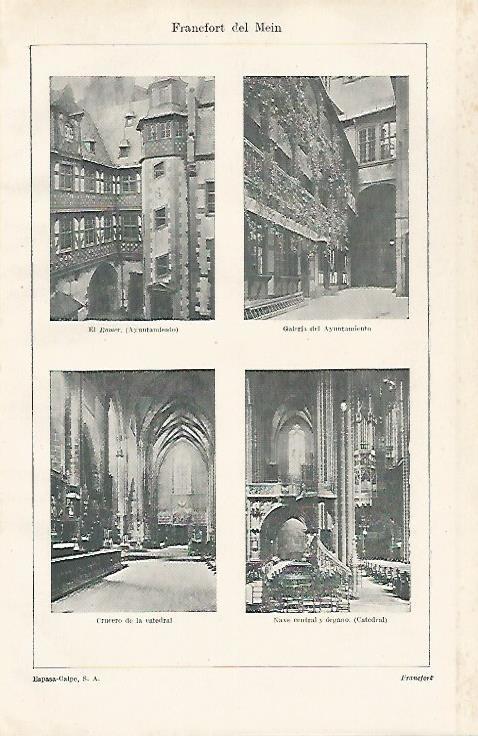 LAMINA ESPASA 28486: Ayuntamiento de Frankfurt