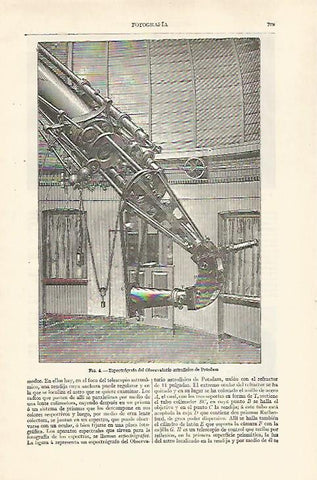 LAMINA ESPASA 28497: Espectografo del Observatorio de Postdam