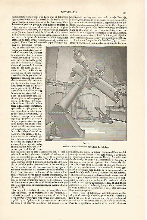 LAMINA ESPASA 28498: Refractor del Obseervatorio de Postdam