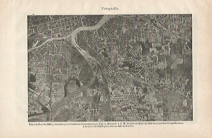 LAMINA ESPASA 28500: Fotografia aera de Dayton en 1924
