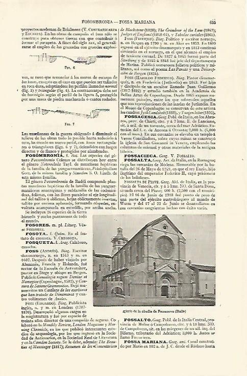 LAMINA ESPASA 28509: Iglesia de la Abadia de Fossanova Italia