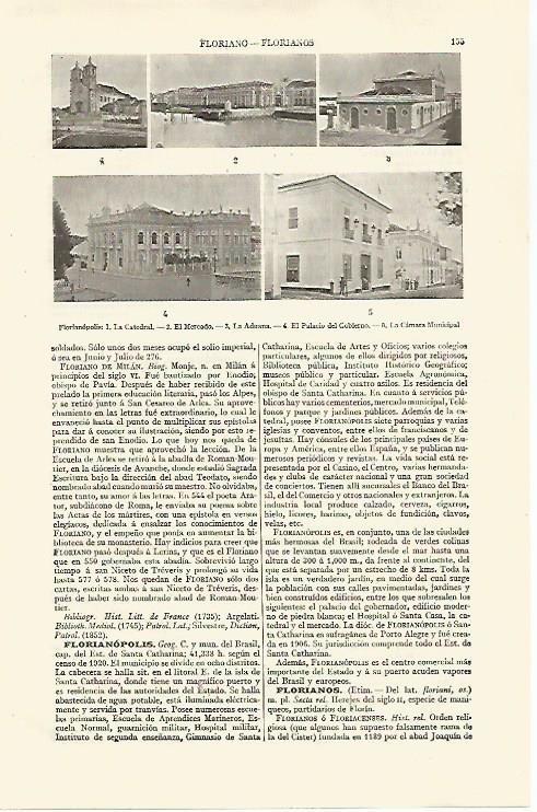 LAMINA ESPASA 28519: Edificios de Florianopolis Brasil