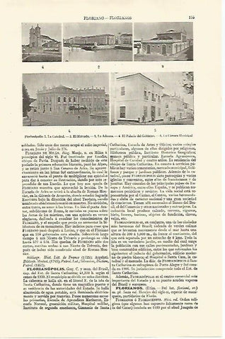 LAMINA ESPASA 28519: Edificios de Florianopolis Brasil