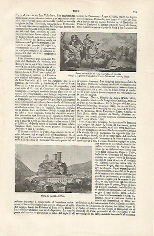 LAMINA ESPASA 28534: Castillo de Foix Francia