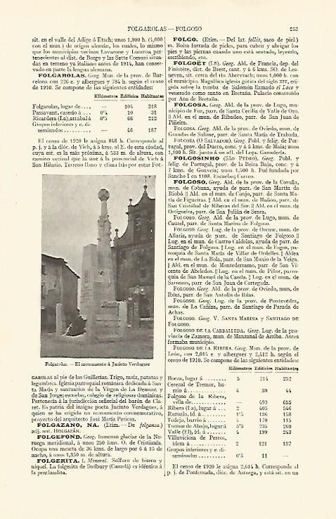 LAMINA ESPASA 28536: Monumento a Verdaguer en Folgueroles Barcelona