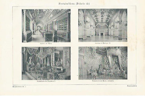 LAMINA ESPASA 28541: Palacio de Fontainebleau
