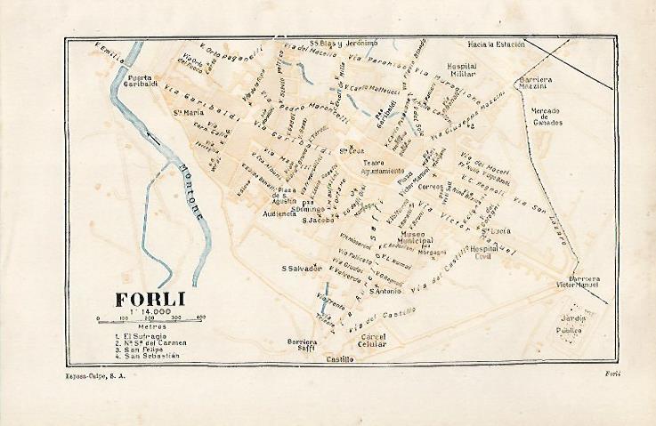 LAMINA ESPASA 28557: Plano de Forli