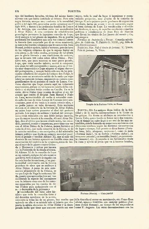 LAMINA ESPASA 28571: Templo de Fortuna Virile en Roma