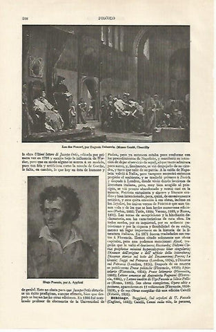 LAMINA ESPASA 28575: Los dos Foscari por Delacroix