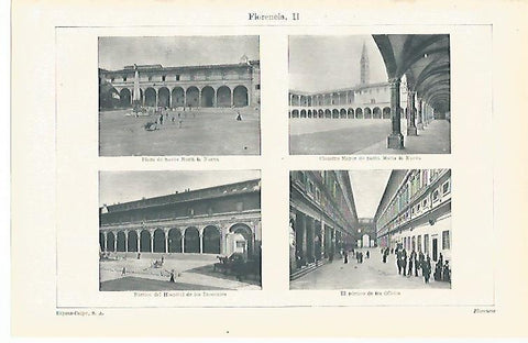LAMINA ESPASA 28581: Vistas de Florencia