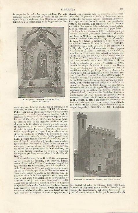 LAMINA ESPASA 28583: La Virgen de la Estrella por Fra Angelico