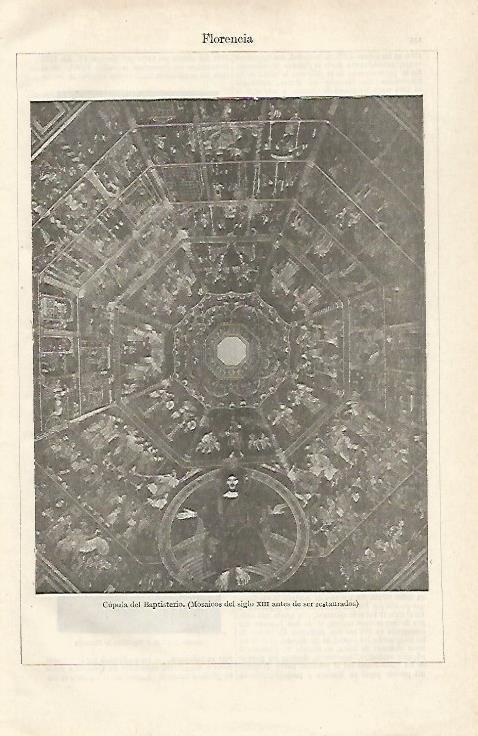 LAMINA ESPASA 28584: Cupula del Baptisterio de Florencia
