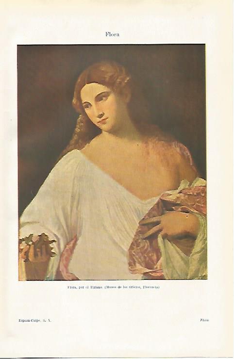 LAMINA ESPASA 28593: Flora por Tiziano
