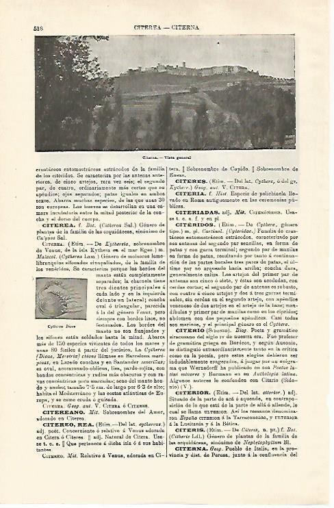 LAMINA ESPASA 28610: Vista de Cisterea Grecia