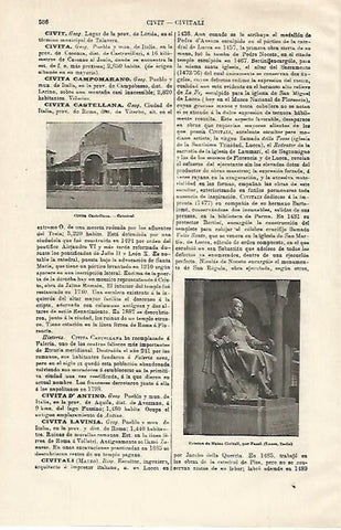 LAMINA ESPASA 28631: Catedral de Civita Castellana