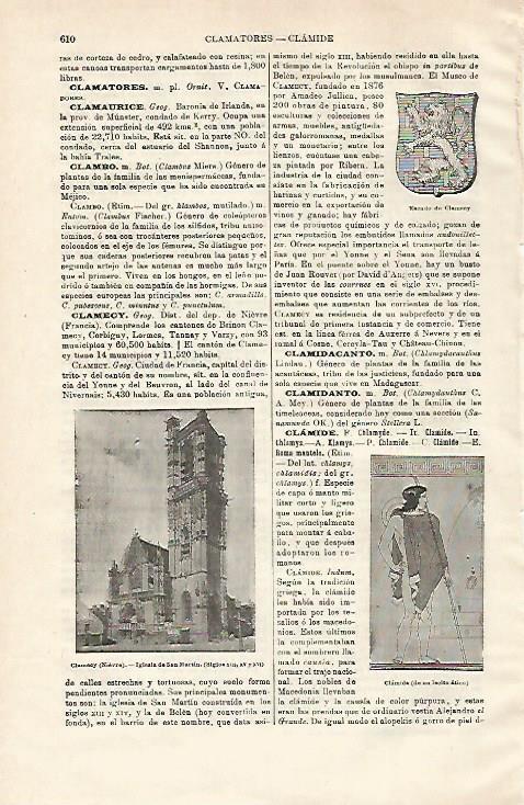 LAMINA ESPASA 28637: Iglesia de Clamecy Francia