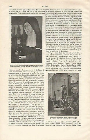 LAMINA ESPASA 28638: Santa Clara por Memlius
