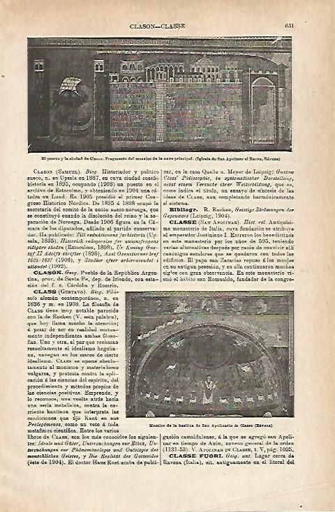 LAMINA ESPASA 28644: Puerto y ciudad de Classe 