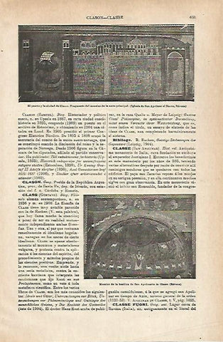 LAMINA ESPASA 28644: Puerto y ciudad de Classe 