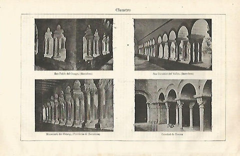 LAMINA ESPASA 28648: Claustro