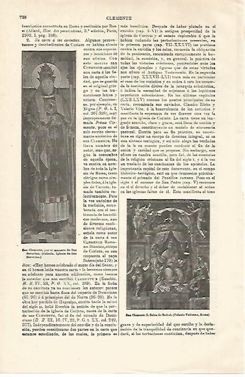 LAMINA ESPASA 28653: San Clemente
