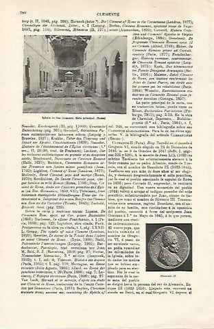 LAMINA ESPASA 28654: Iglesia de San Clemente en Roma