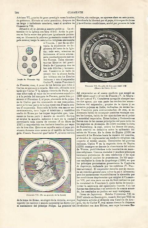LAMINA ESPASA 28656: Clemente VII