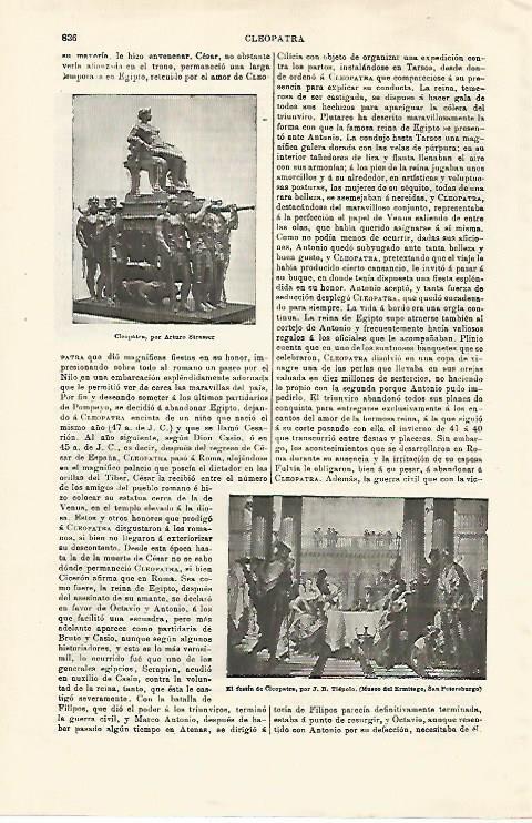 LAMINA ESPASA 28663: Cleopatrapor Arturo Strasser