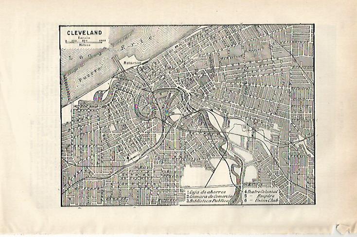 LAMINA ESPASA 28668: Plano de Cleveland
