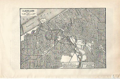 LAMINA ESPASA 28668: Plano de Cleveland