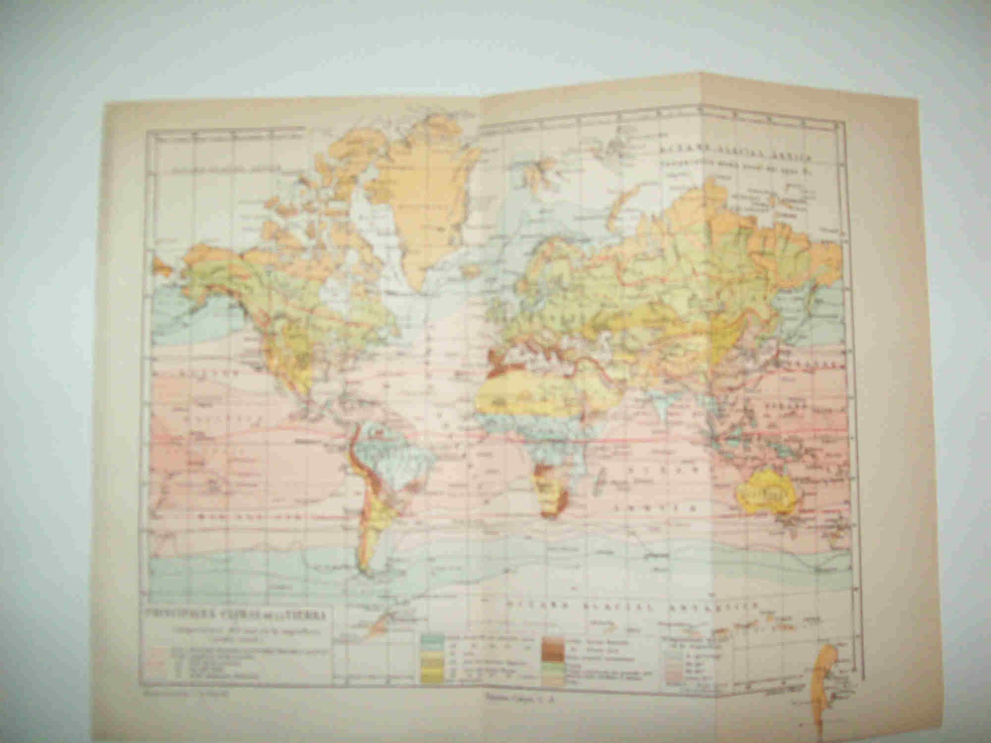 LAMINA ESPASA 28670: Mapa de los climas del mundo