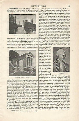LAMINA ESPASA 28672: Templo de Clitumno Italia